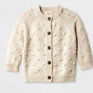 Cat & Jack Oatmeal Bobble Sweater